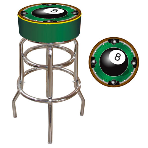 8-Ball Padded Bar Stool