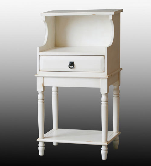 Vintage Desk - Privilege 24086-W 1 Dr Accent Desk - Vintage White