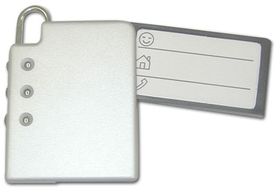 116 Luggage Tag With Combination