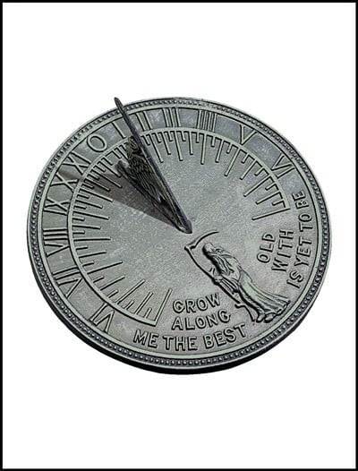 Cast Iron Father Time Sundial