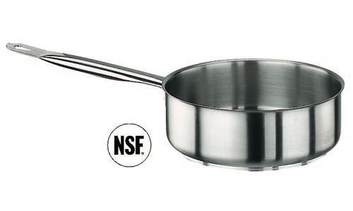 Paderno World Cuisine 11008-36 SautT Pan Stainless Steel No Lid
