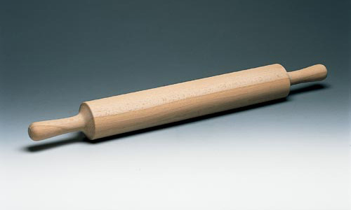 Paderno World Cuisine 47038-60 Wood Rolling Pin Wood Handles