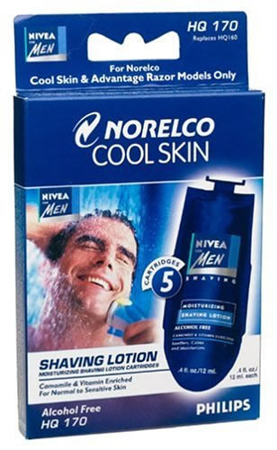 Norelco HQ170 Nivea for Men Shaving Lotion - 5 Cartridges