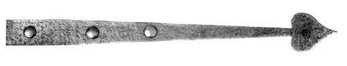 Acorn RIMBP 17- 0.0625 Inch Heart Dummy Gate Strap Acorn RIMBP 17- 0.0625 Inch Heart Dummy Gate Strap