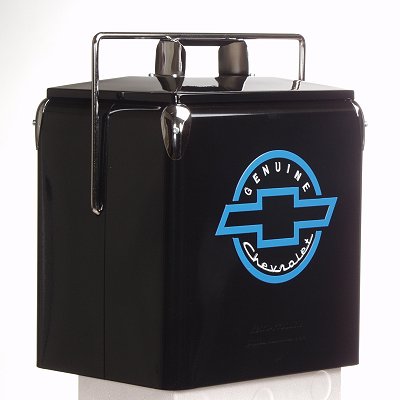 American-Retro RP-7016-C Classic Picnic Cooler-Chevrolet Red