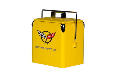 American-Retro RP-7016-B Classic Picnic Cooler-Corvette Yellow