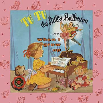 Art4Kids AB29002 The Littlest Ballerina - Creative Canvas Art Block Mount