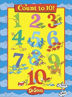 Art4Kids AB41014 Dr Seuss 123 - Creative Canvas, Art Block Mount