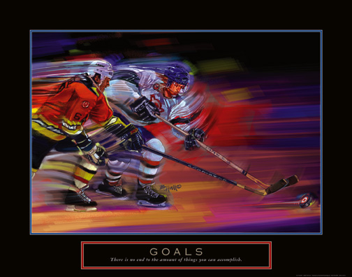 Hockey Goals - Art4Kids 14038 Goals - Hockey - Contemporary Mount
