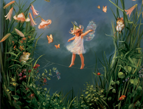 Art4Kids GA37038 In My Secret Garden - Gallery Frame Creative Canvas
