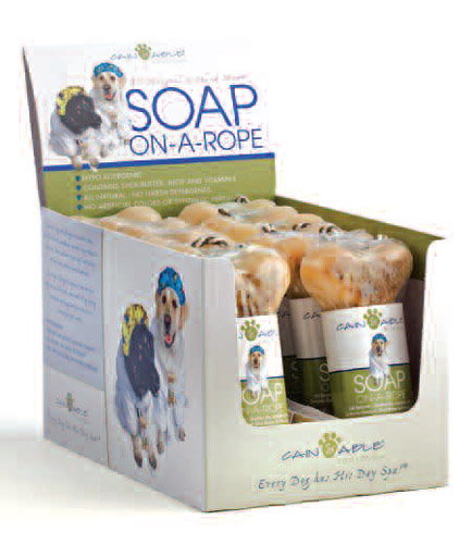 Soap Box - Cain And Able CA1051 Soap-on-a-Rope - Oatmeal 12 Soap In A POP Display Box