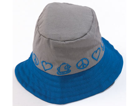 Doggles DOHTBULG-09 Bucket/Beach Large Gray/Blue