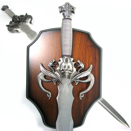 Fantasy Dragon Sword with Plaque