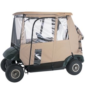 Classic Accessories 72092 Deluxe 3-Sided Golf Car Enc Sand