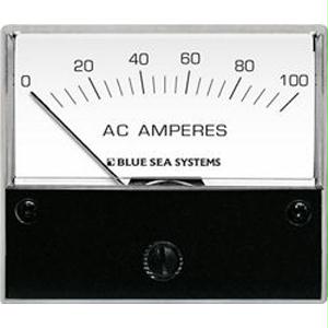 Blue Sea 8258 Ac Analog Ammeter - 2.75 Inch Face 0-100 Amperes Ac