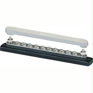 Blue Sea 2312 150 Ampere Common Busbar 20 x 8-32 Screw Terminal with Cover