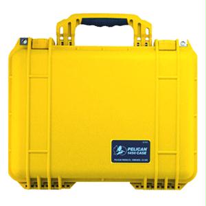 Pelican 1450 Case - Yellow with Foam