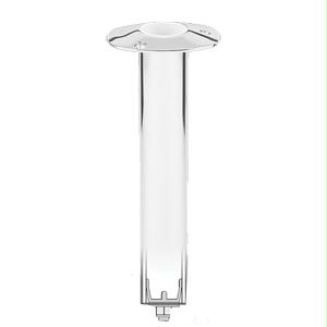 Lee s 0 Degree Stainless Steel Swivel Base Flush Mount Rod Holder  Extra Long Tube