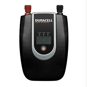 duracell digital inverter 400converts 12-volt dc battery power from a vehicle into useable ac household power to run and charge electronic devices.the duracell digital inverter 400 converts dc battery power from a vehicle into ac power to operate mobile electronics such as: laptops cell phones tv s portable lights and more. it features 400 watts of ac power and 700 watts surge digital display technology for instant feedback on power usage surge protection and two ac outlets. to run your electronic devices connect the inverter to the vehicle dc socket and connect your devices into the inverter s ac outlets. the duracell digital inverter 400 provides a convenient and powerful means of accessing ac power when you re on the go. product features:400 watts of ac power with 700 watts surge digital display technology provides valuable instant feedback automatic shutdown protection against overload over-temperature and low/high battery conditions dc terminals for dc socket or direct battery connection via a 12-volt outlet two three-prong grounded ac outlets fault-code display makes troubleshooting easier audible alarm signals low-battery condition product applications:entertainment electronics: camcorder video game console stereo system 27" tv/vcr combo office equipment: cell phone laptop computer portable work light product : duracell digital inverter 400 manufacturer : duracell manufacturer part no : 813-0400-07 upc : 715535890186