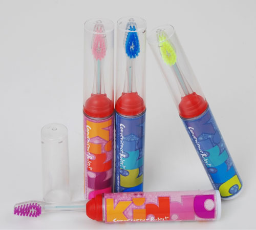DP Style OH2goKIDDOBL OH2GO AllIn1 Oral Hygiene Toothbrush  Kids  Blue  Boy