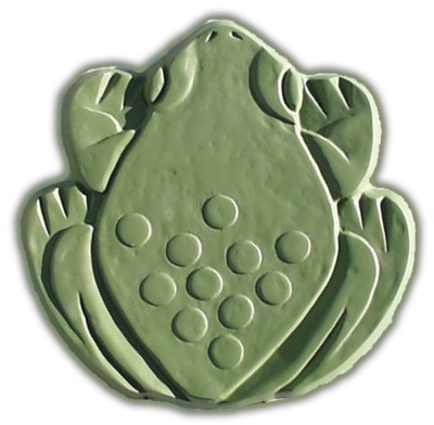 Garden Molds XFR8012 Frog Stepping Stone Mold Pack of 2
