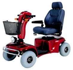 Cheap Electric Scooters - Merits S341ARMU Pioneer 9 Deluxe Heavy Duty Electric Bariatric Scooter - Blue