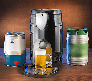Nostalgia Electrics BC-4600 Keg-O-Mania - 5-Liter Beer Chiller and Dispenser