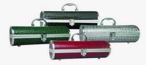 Picnic Gift 3062 Silver Gala Croc Wine Carrier by Picnic Gift