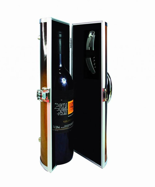 Picnic Gift 3063 Brown Gala Fusion Wine Carrier by Picnic Gift