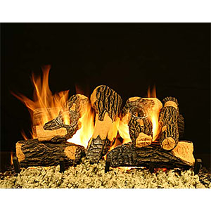 Bevengo HH-CO-30 30 Inch Country Oak Home Hearth Gas Logs