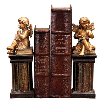 SI 912221 Pair Thinking Cherub Bookends