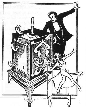 Costumes For All Occasions LB192 Sword Cabinet Illusion Plans