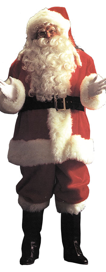 Costumes For All Occasions AE04 Santa Suit Deluxe 9191