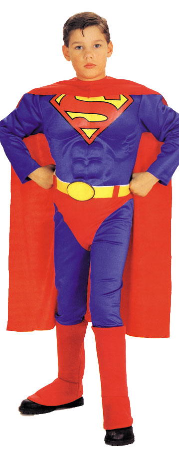 Costumes For All Occasions AF142LG Superman Child W Chest Large