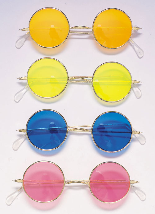 Costumes For All Occasions RU1761 Glasses Round Feelin Groovy