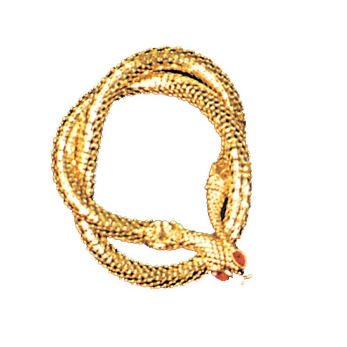 Costumes For All Occasions BB192GD Necklace Snake Gold