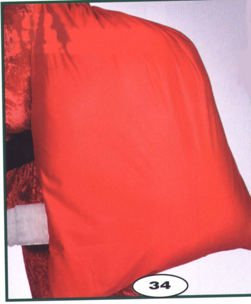 Costumes For All Occasions BB497 Santa Toy Bag Velour