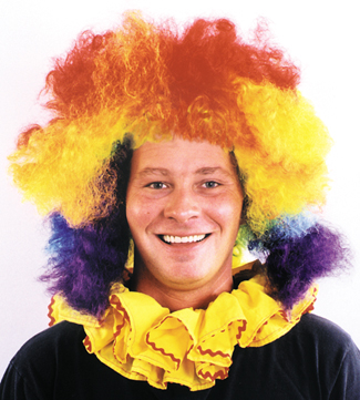Costumes For All Occasions CA100MT Afro Wig Super Jumbo Multi Y
