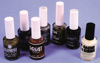 Nail Polish - Costumes For All Occasions DA54PR Nail Polish Glitter Purple