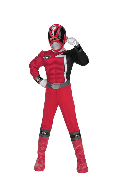 Power Rangers - Costumes For All Occasions DG5085K Power Ranger Red Muscle 7 To 8