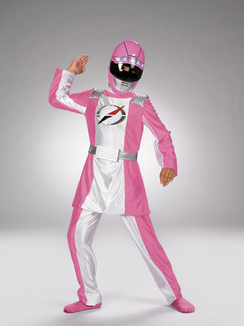 Power Rangers Pink - Costumes For All Occasions DG6554K Power Ranger Pink Deluxe 7To8