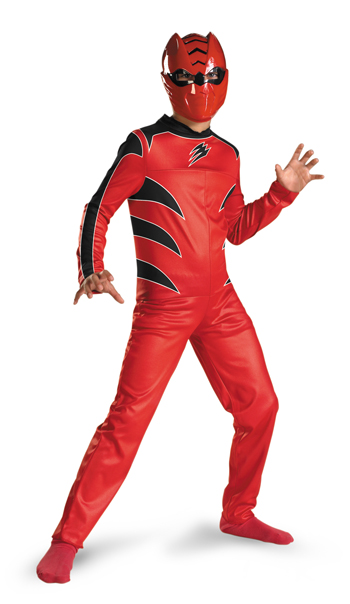 Power Rangers - Costumes For All Occasions DG6930L Power Ranger Red Quality 4-6