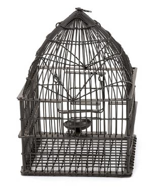 Achla VBC-03 Storehouse Birdcage - Black by Achla