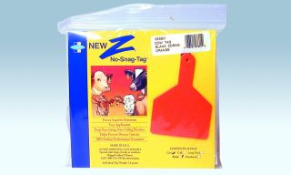 Leather Cpr Blank Cow Ztags Orange - 53601