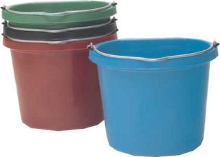 Fortex Industries Flat Back Bucket Blue 20 Quart - FB-1