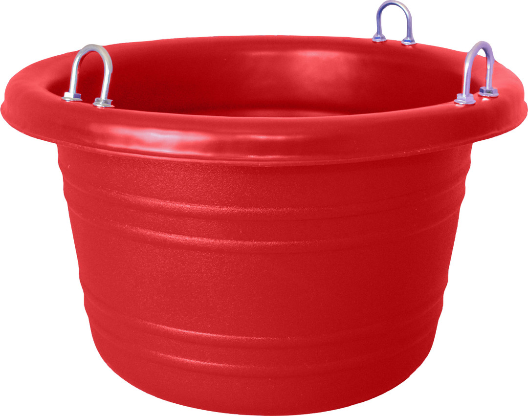 Horsemen S Pride Mini Feed Tub Red 18 Quart - 011