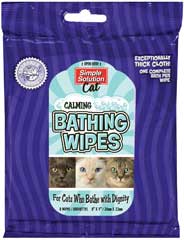 Click here to buy Bramton Co, Cat Bath Calming Wipes 8 Count - 10157 by BRAMTON CO,.