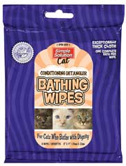 Click here to buy Bramton Co, Cat Condtioner Detangler Wipes 8 Count... by BRAMTON CO,.