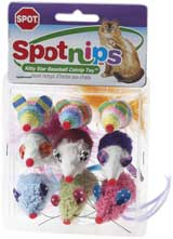 Ethical Cat Toy Rainbow Mice 9 Pack  2596