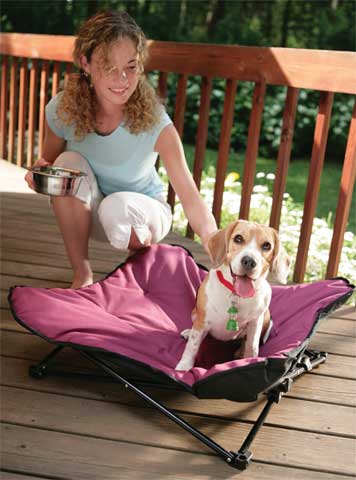 Air Beds - Coleman Rectangular Air Bed Red 30x30 Inch - 8740-260